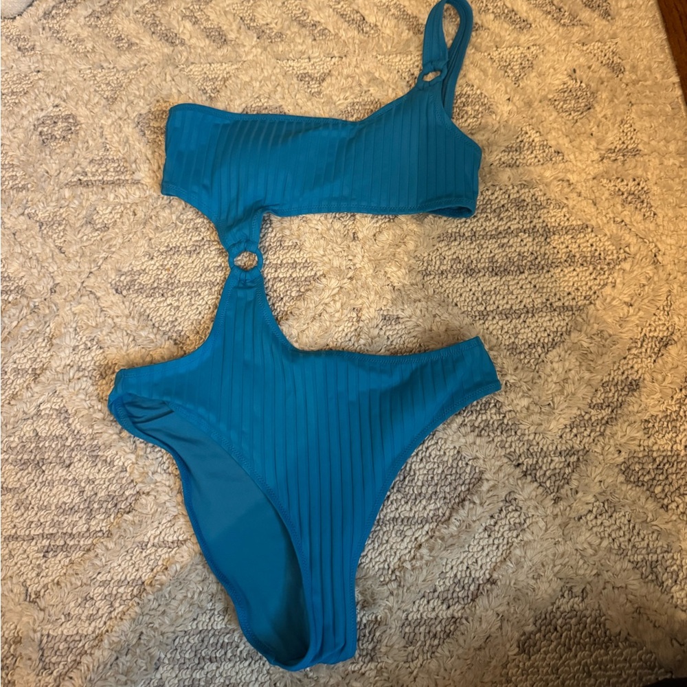 Blue one piece